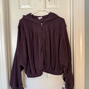 Aerie Deep Purple Hoodie size m